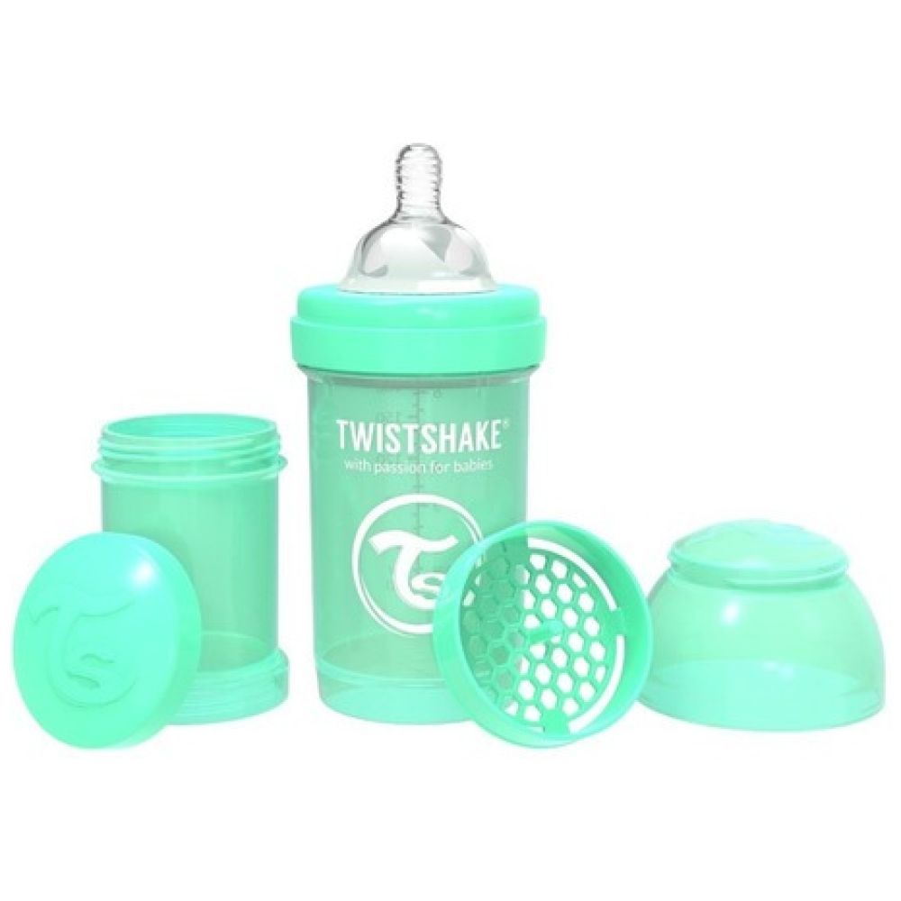 Botella Twistshake (180 Ml) /Boquilla 0+M - Imagen 1