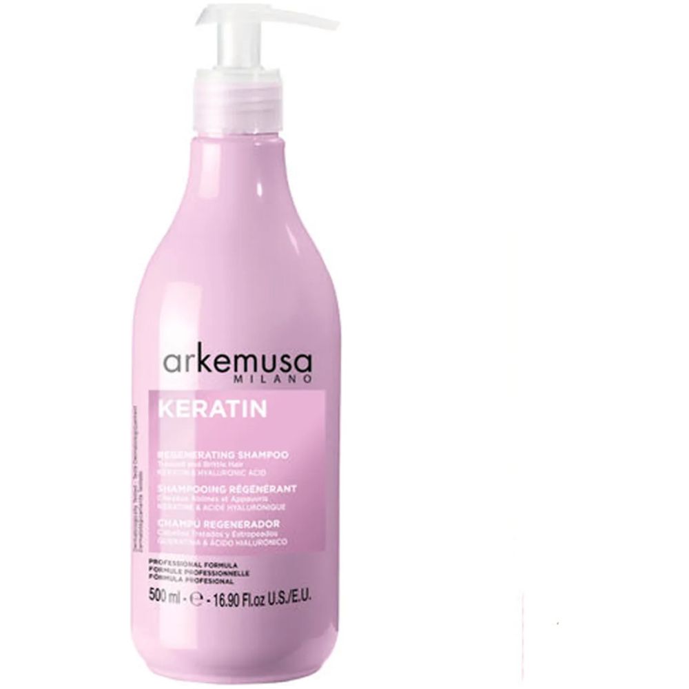 Arkemusa Keratin Shampoo Restaurador 500 Ml - Imagen 1