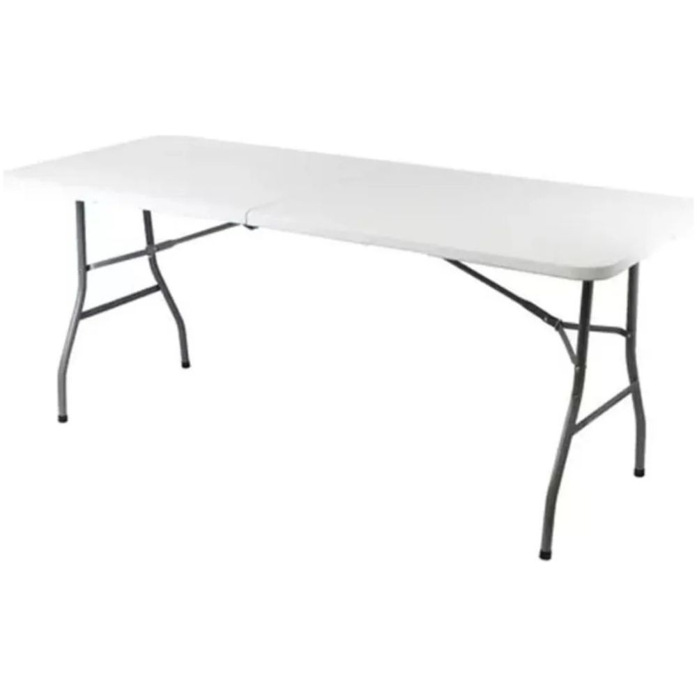Mesa Plegable 180 Cm Blanca - Imagen 1