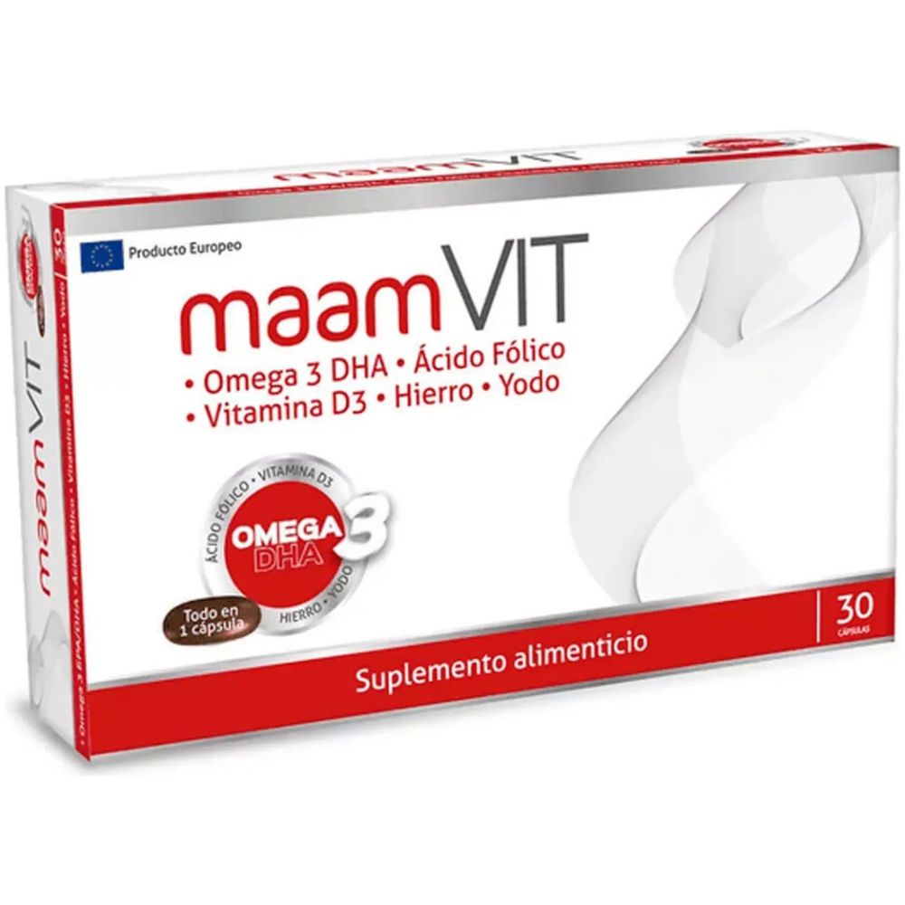 Maam Vit Suplemento Alimentario 30 Capsulas Sin Sabor - Imagen 1