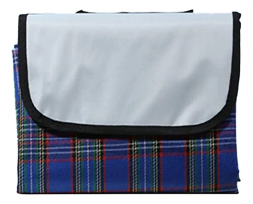 manta para picnic impermeable azul