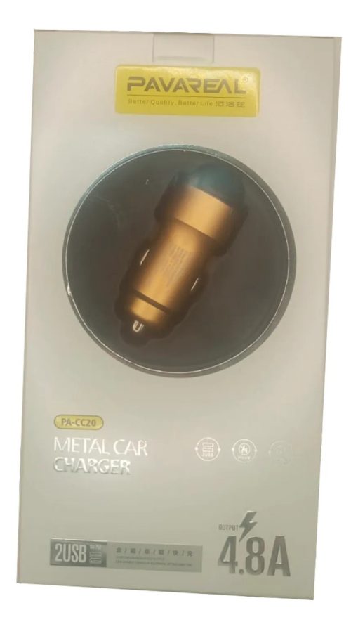 pavareal cargador de celular para auto