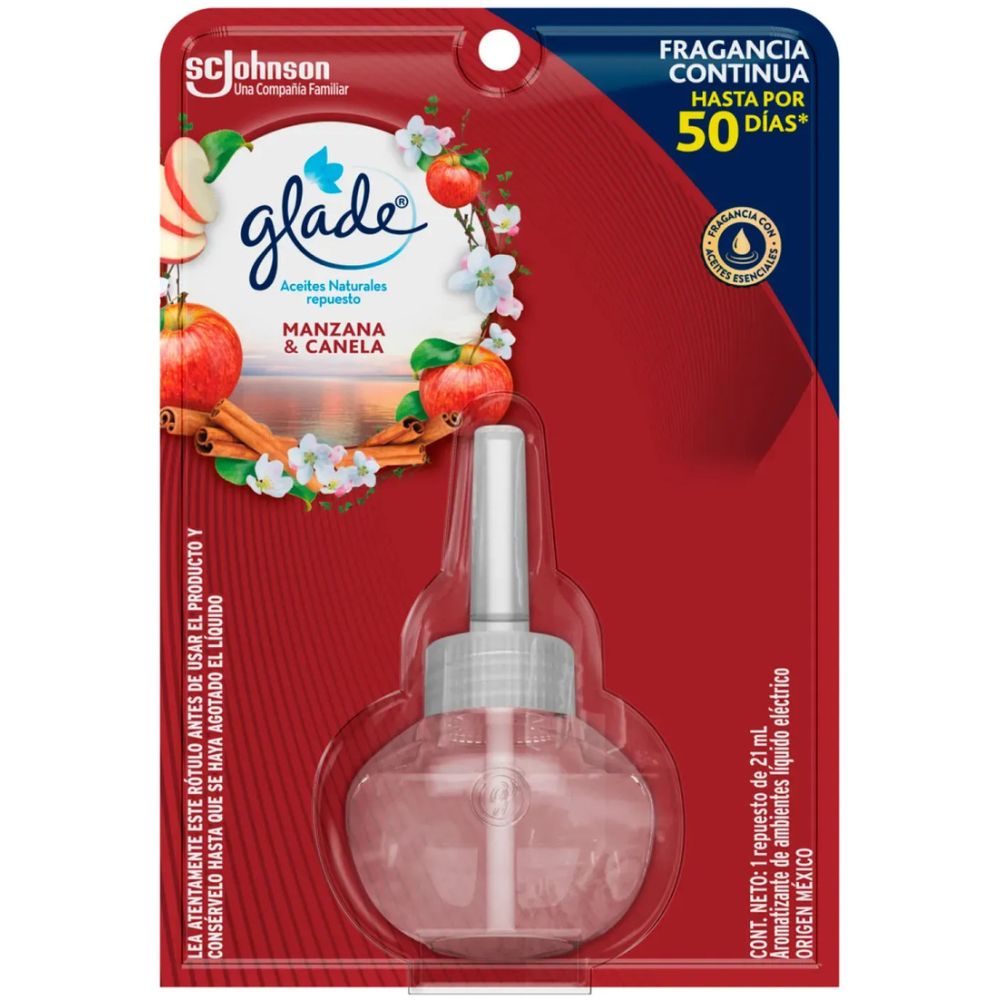 Glade Aceites Naturales Repuesto Manzana Y Canela - Imagen 1