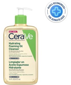 Limpiador Cerave Aceite Espumoso Hidratante Sin Perfume 473m