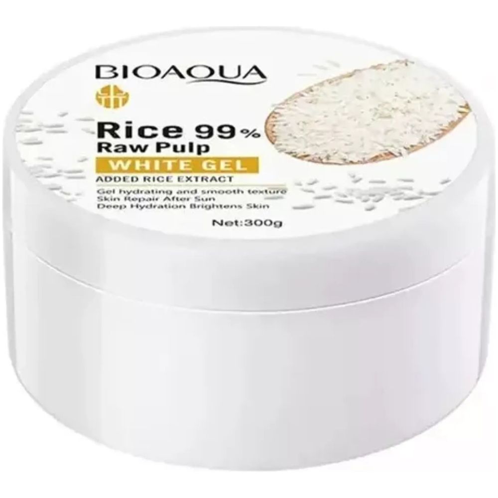 Bioaqua Rice 99 % Raw Pulp White Gel 300 G - Imagen 1
