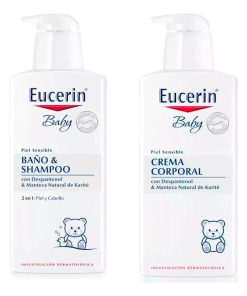 Pack Eucerin Baby Shampoo Y Crema Corporal 400ml Cu