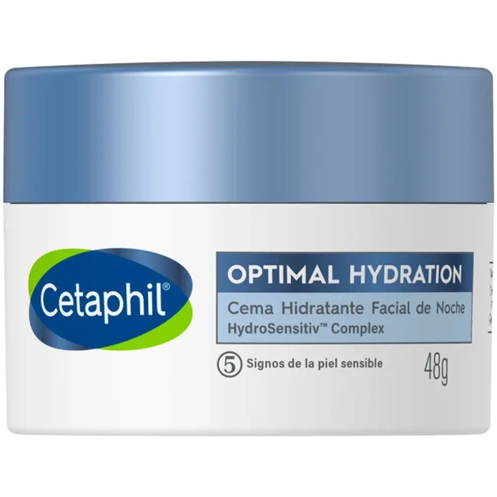 Cetaphil Optimal Hydration Crema Facial Noche 48 G - Imagen 1