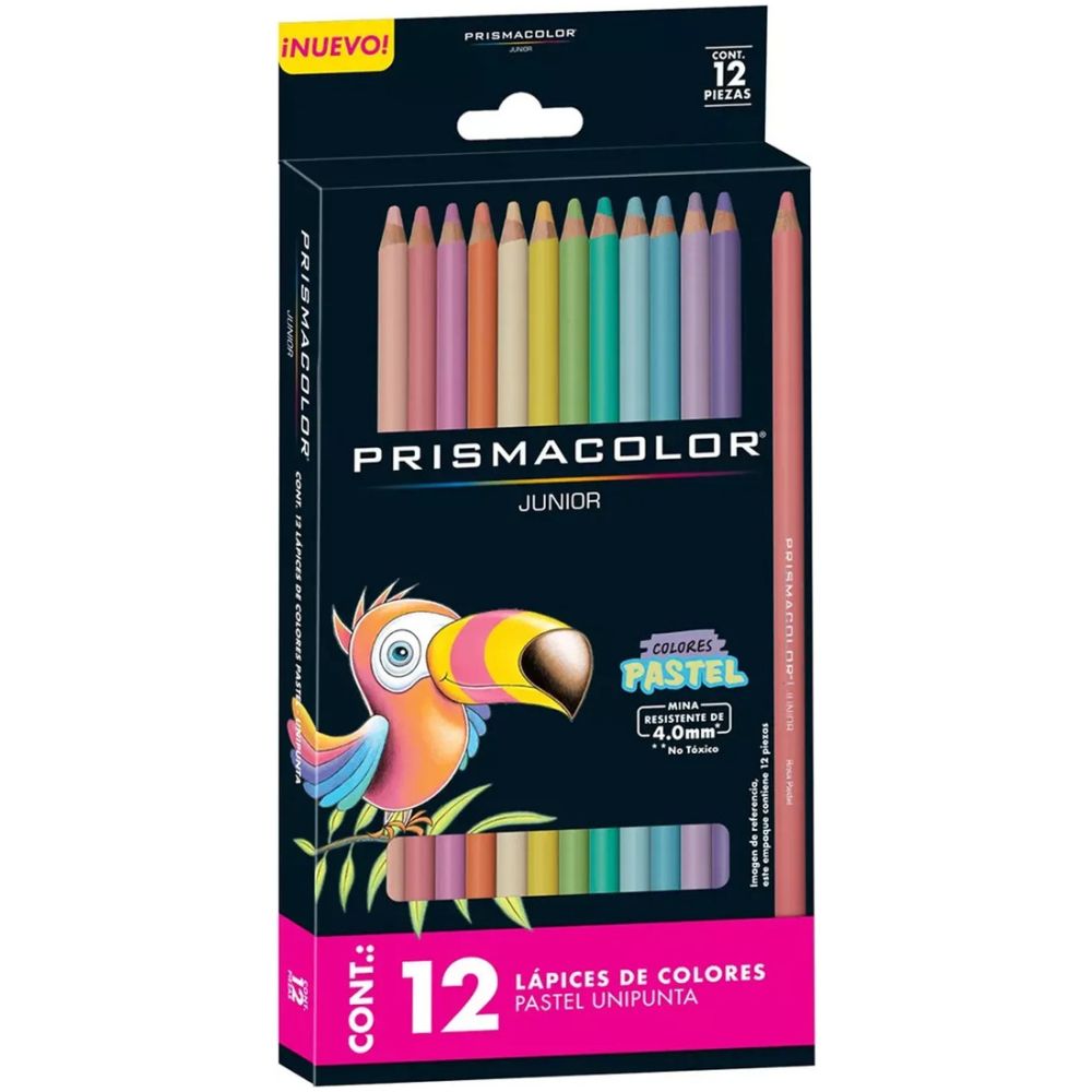 Lápices De Color Prismacolor Jr. 12 Colores Pastel - Imagen 1