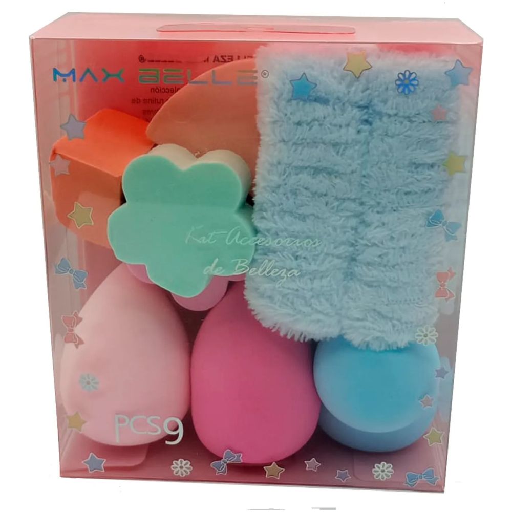 Max Belle Kit Accesorios De Belleza 9 Pcs - Imagen 1
