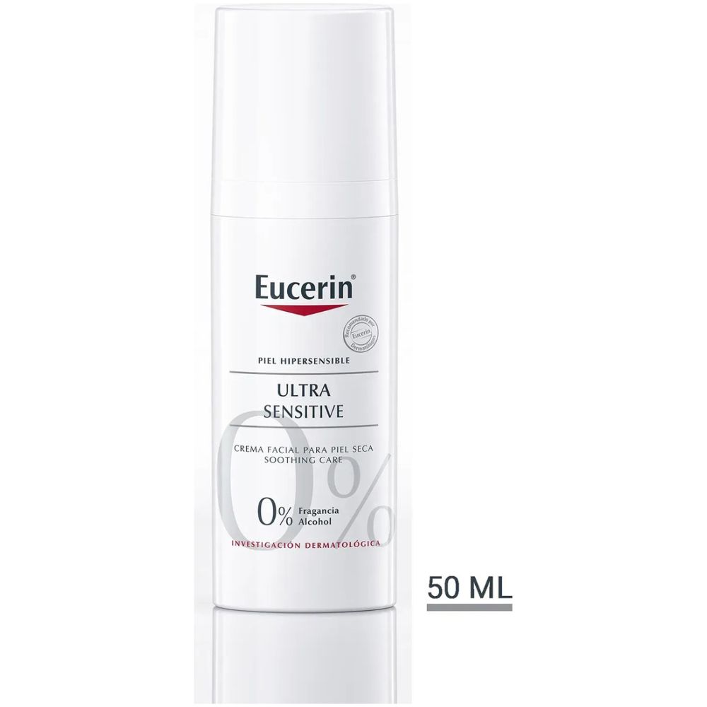 Eucerin Ultra Sensitive Crema Facial Para Piel Seca 50 Ml - Imagen 1