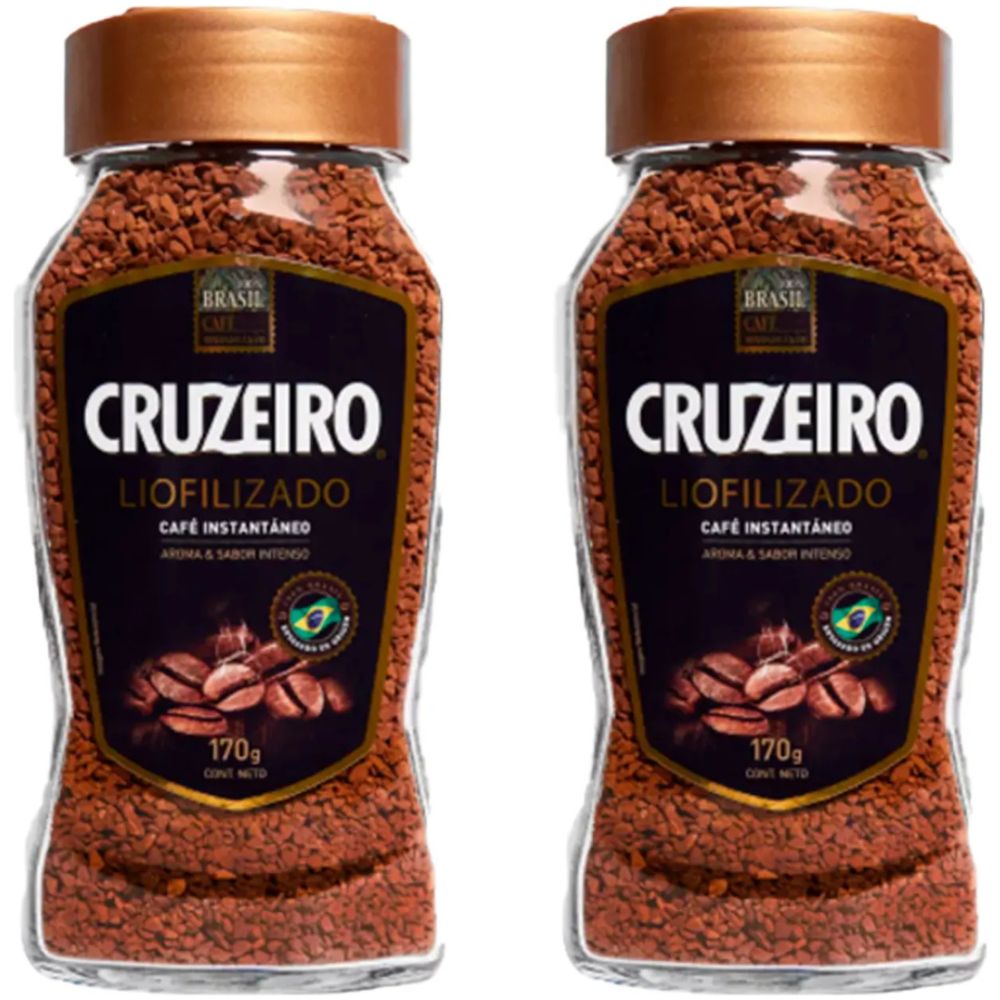 Pack Café Cruzeiro Liofilizado Instantaneo 2U 170G - Imagen 1