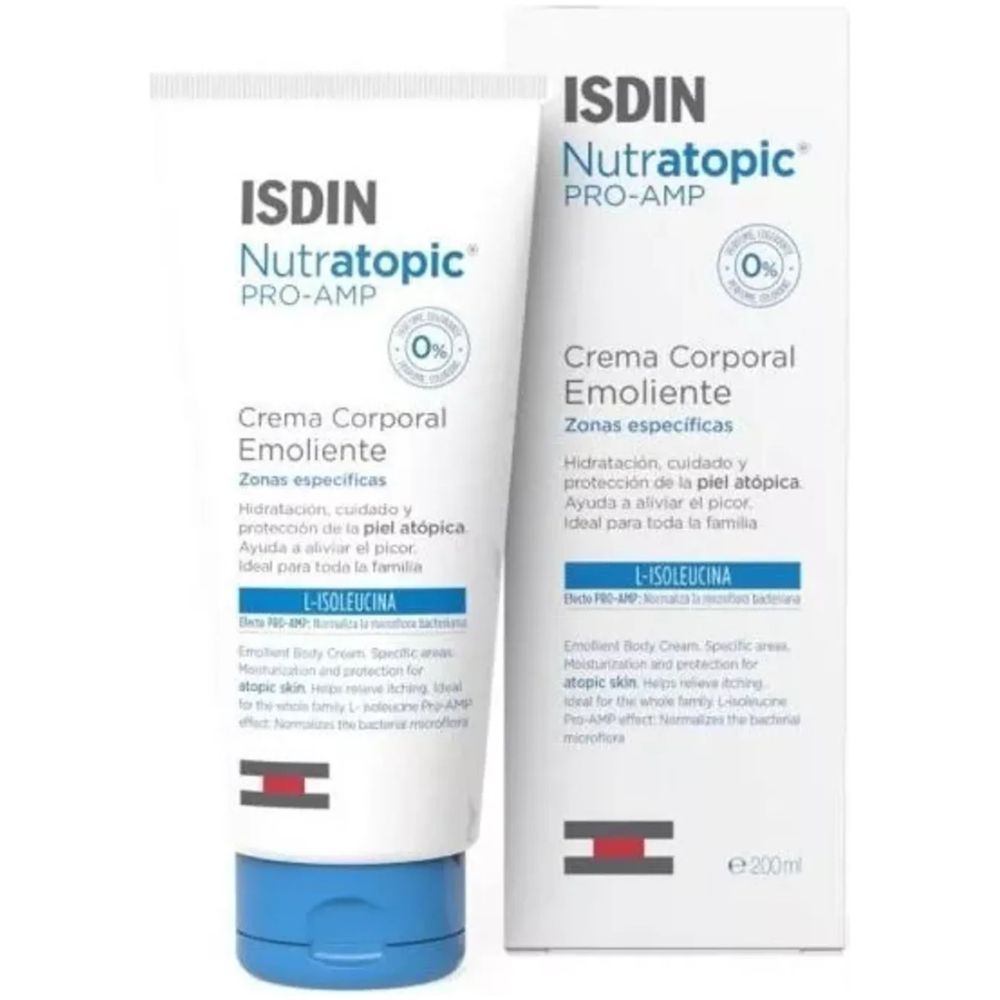 Isdin Nutratopic Crema Corporal Emoliente 200 Ml - Imagen 1
