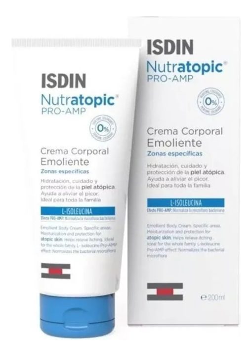 isdin nutratopic crema corporal emoliente 200 ml