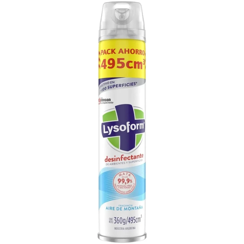 Lysoform Desinfectante De Ambientes Y Superficies 360 G - Imagen 1
