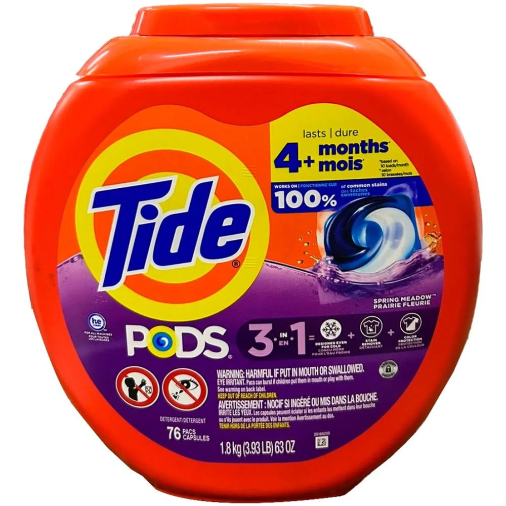Tide Pods 3 En 1 76 Capsulas - Imagen 1