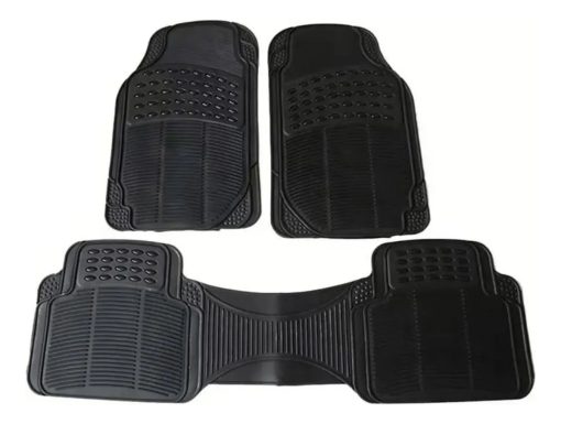 set 3 piezas pisos de goma para vehículos universal auto