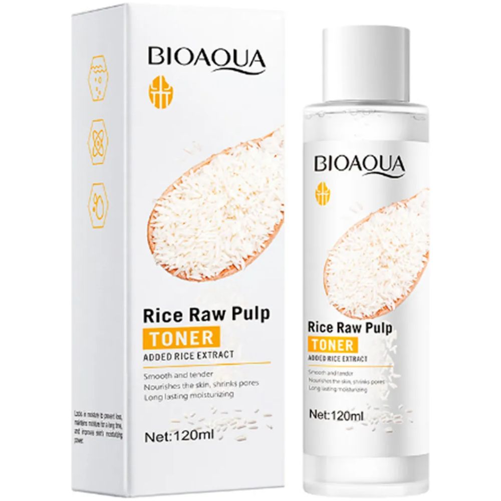Bioaqua Rice Raw Pulp Tonico 120 Ml - Imagen 1