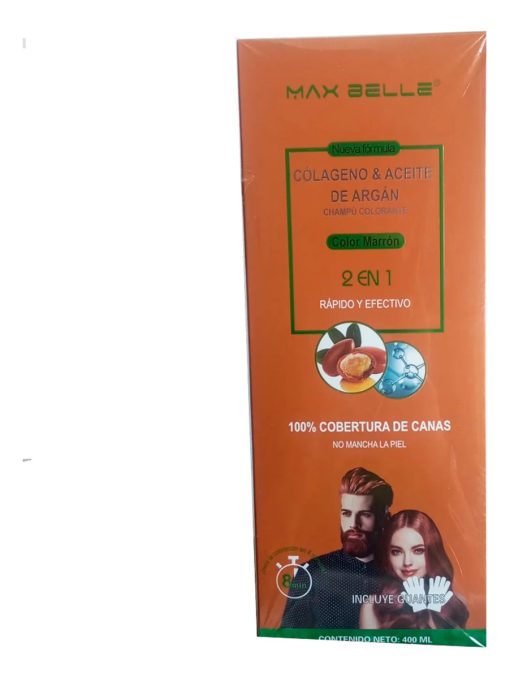 max belle shampoo colorante cafe 400 ml