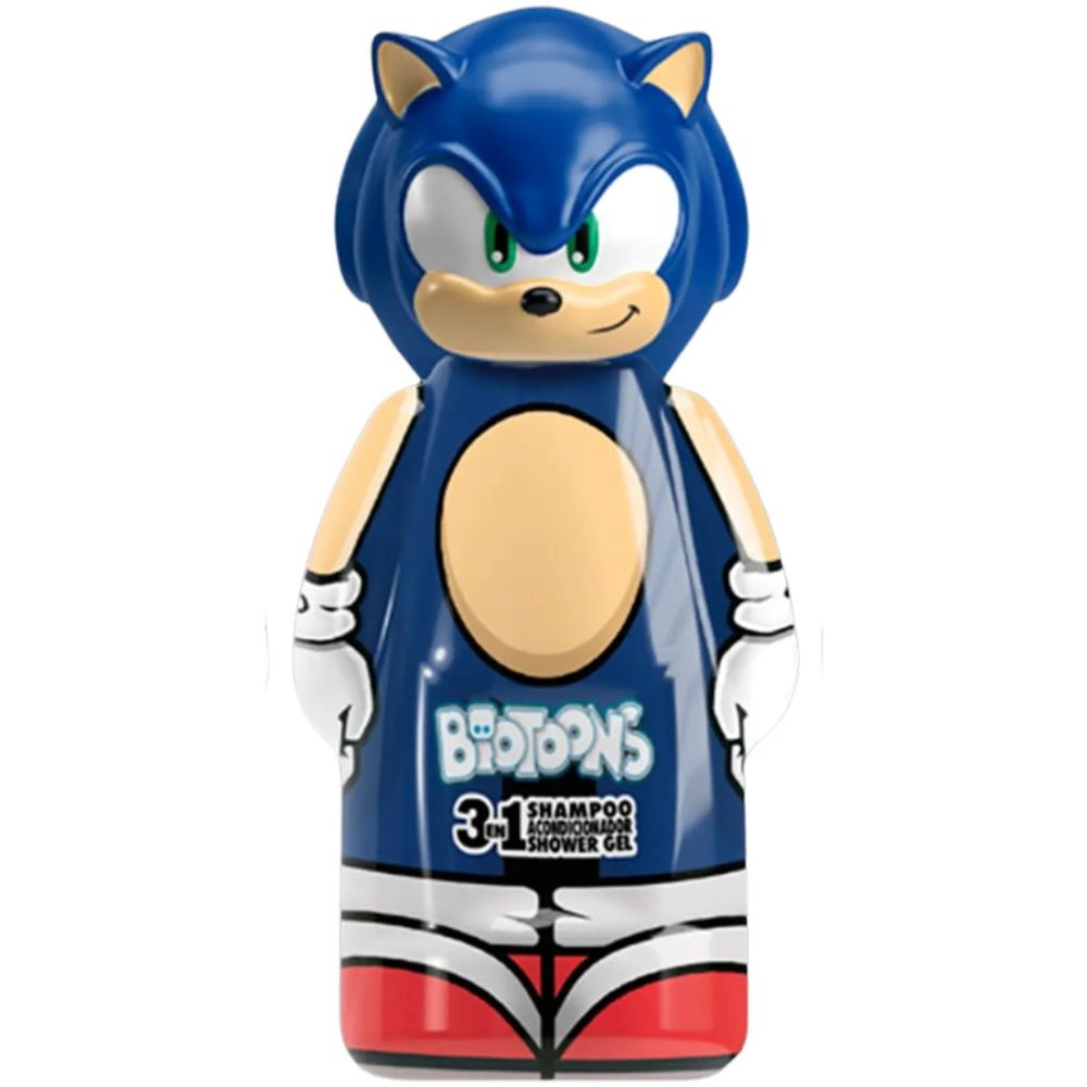Shampoo 3En1 Biotoons 300Ml Sonic Azul - Imagen 1