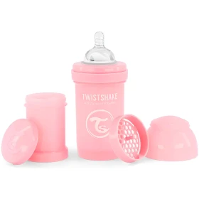 Twist Shake Mamadera Anti-colicos 180ml Rosado