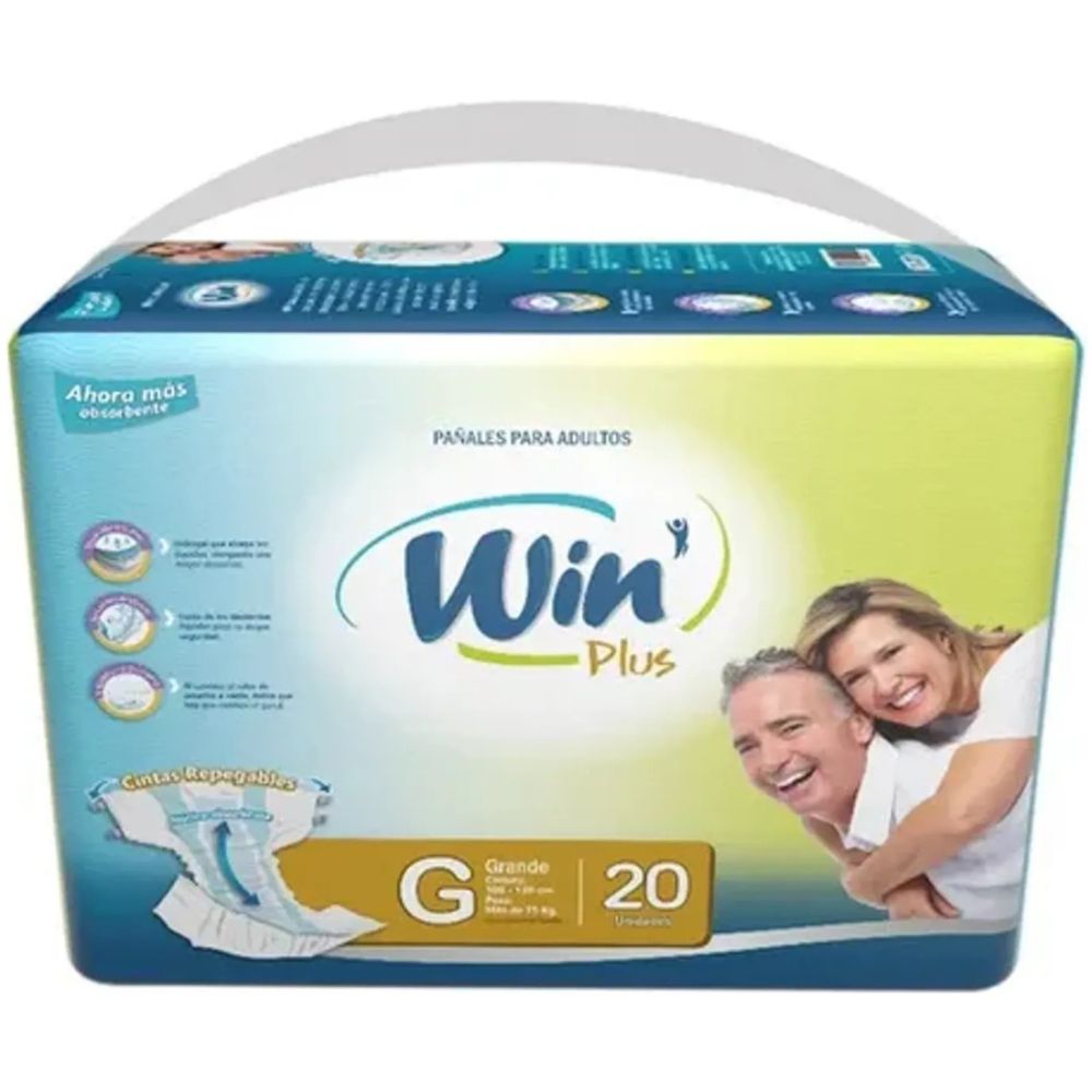 Win Plus Parales Para Adulto Talla G 20 U - Imagen 1