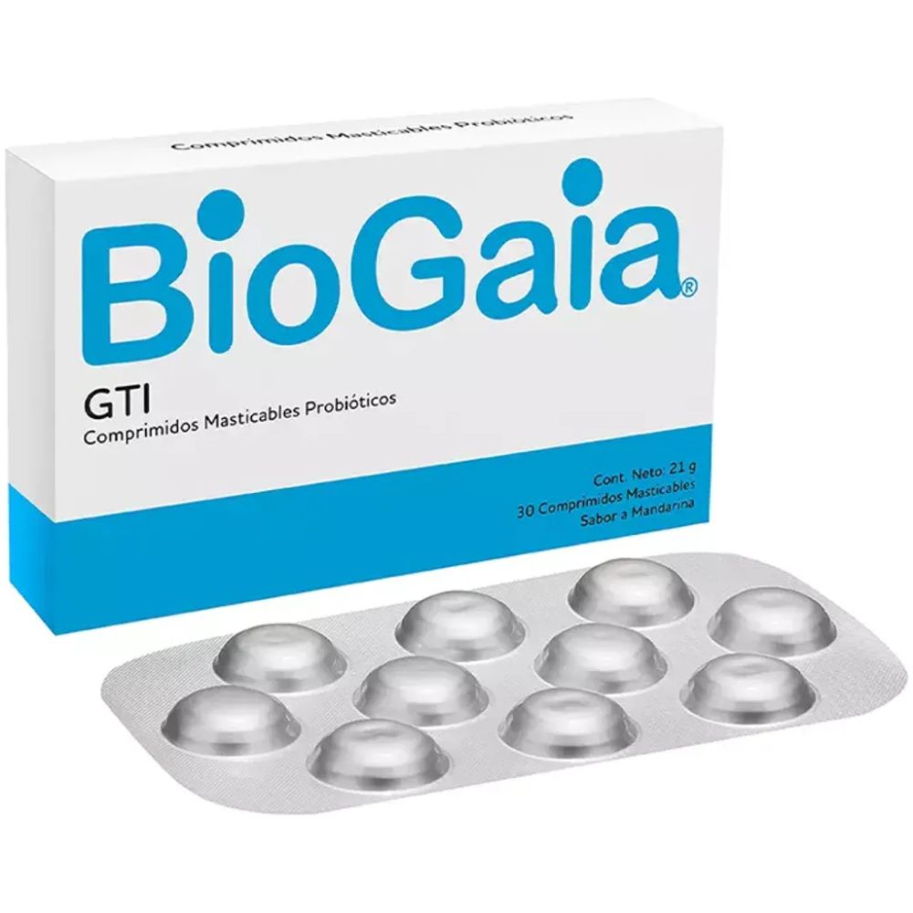 Biogaia Gti Probioticos 30 Comprimidos Masticables - Imagen 1