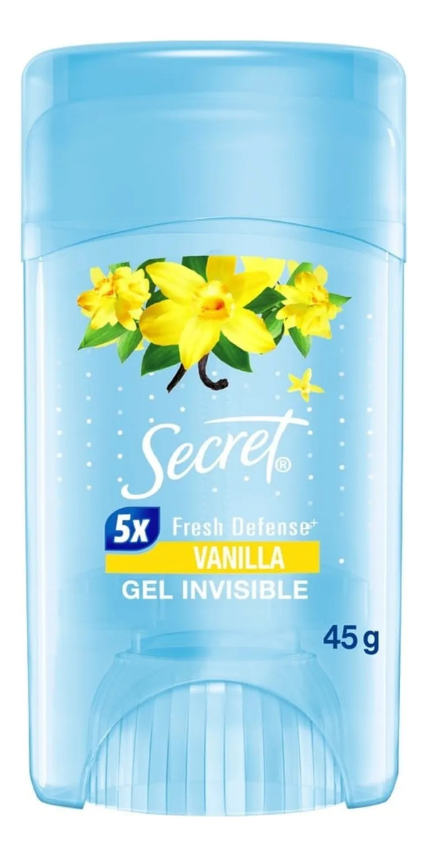 D_694175-Mlc86678881551_062025-F.jpg Secret Desodorante Gel Fresh Defense Vanilla 45G - Imagen 1