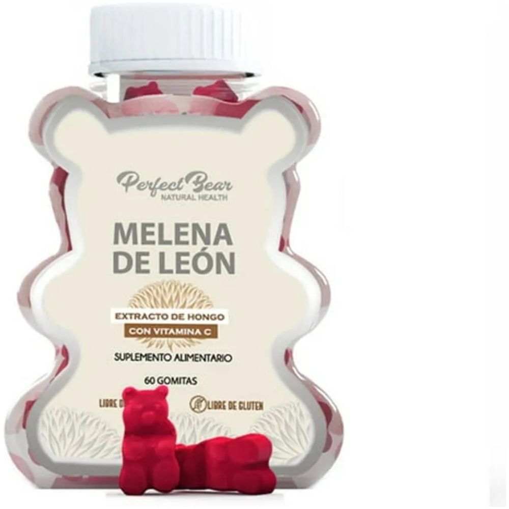 Suplemento Melena De Leon + Vitamina C 60 Gomitas - Imagen 1
