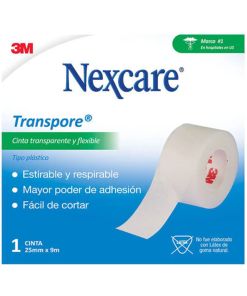 Nexcare Cinta Transparente Y Flexible 25mm X 9m