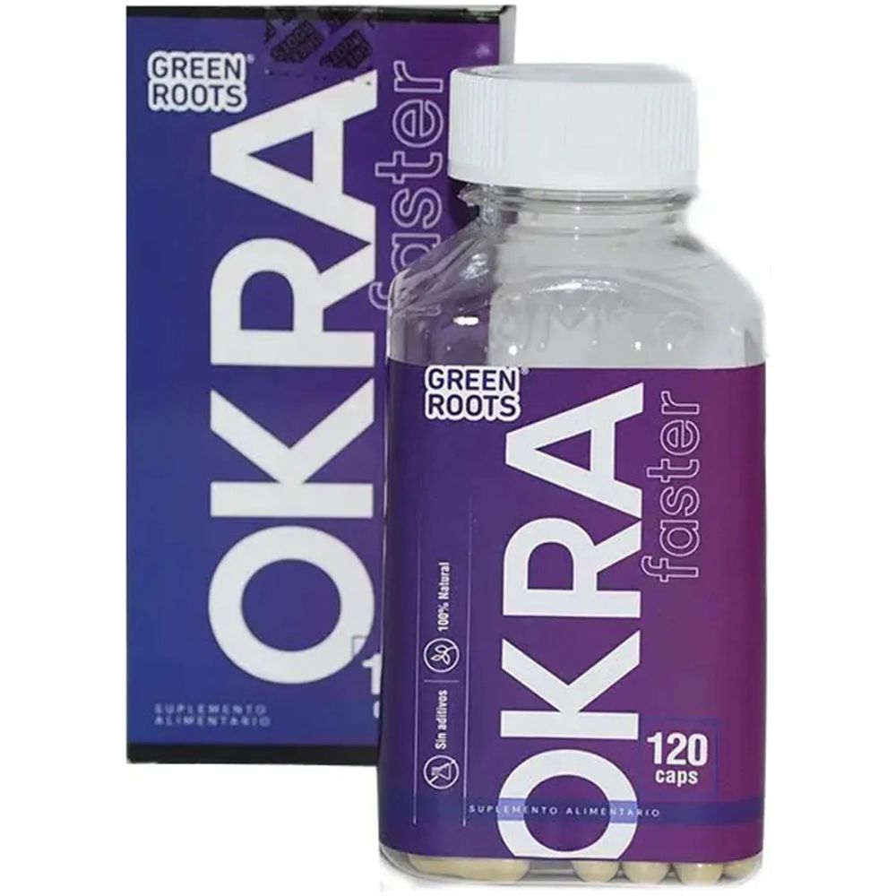 Okra Faster 120 Capsulas - Imagen 1