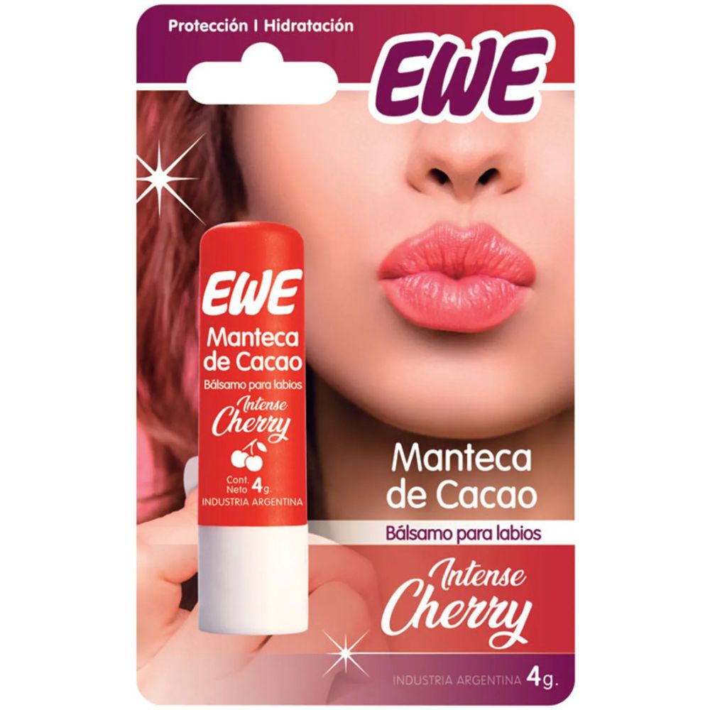Ewe Balsamo Para Labios Intense Cherry 4G - Imagen 1