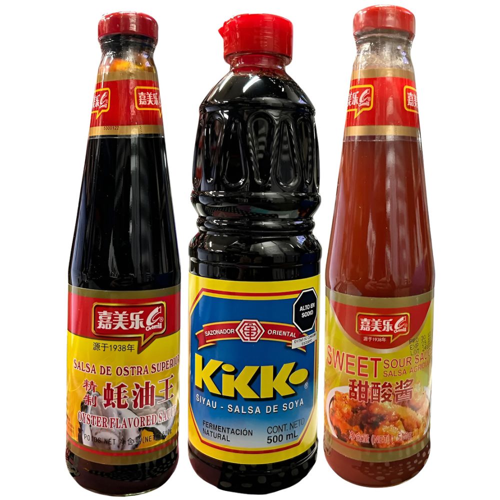 Pack Salsas De Ostra - Agridulce - Soya 500Ml C/U - Imagen 1