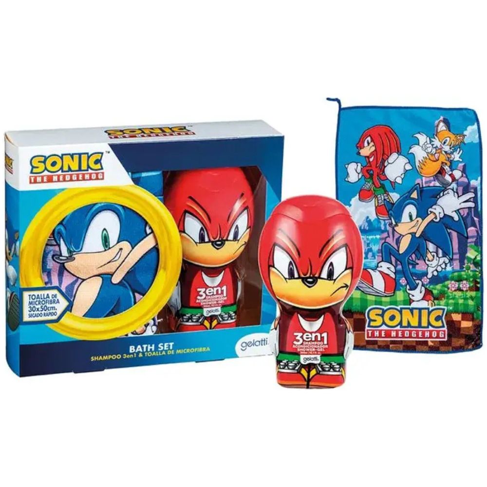 Set De Baño Sonic - Shampoo + Toalla Sonic Gelatti - Imagen 1