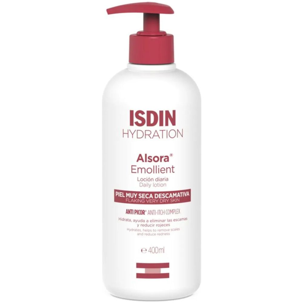 Isdin Hidratacion Alsora Emollient Locion Diaria 400Ml - Imagen 1
