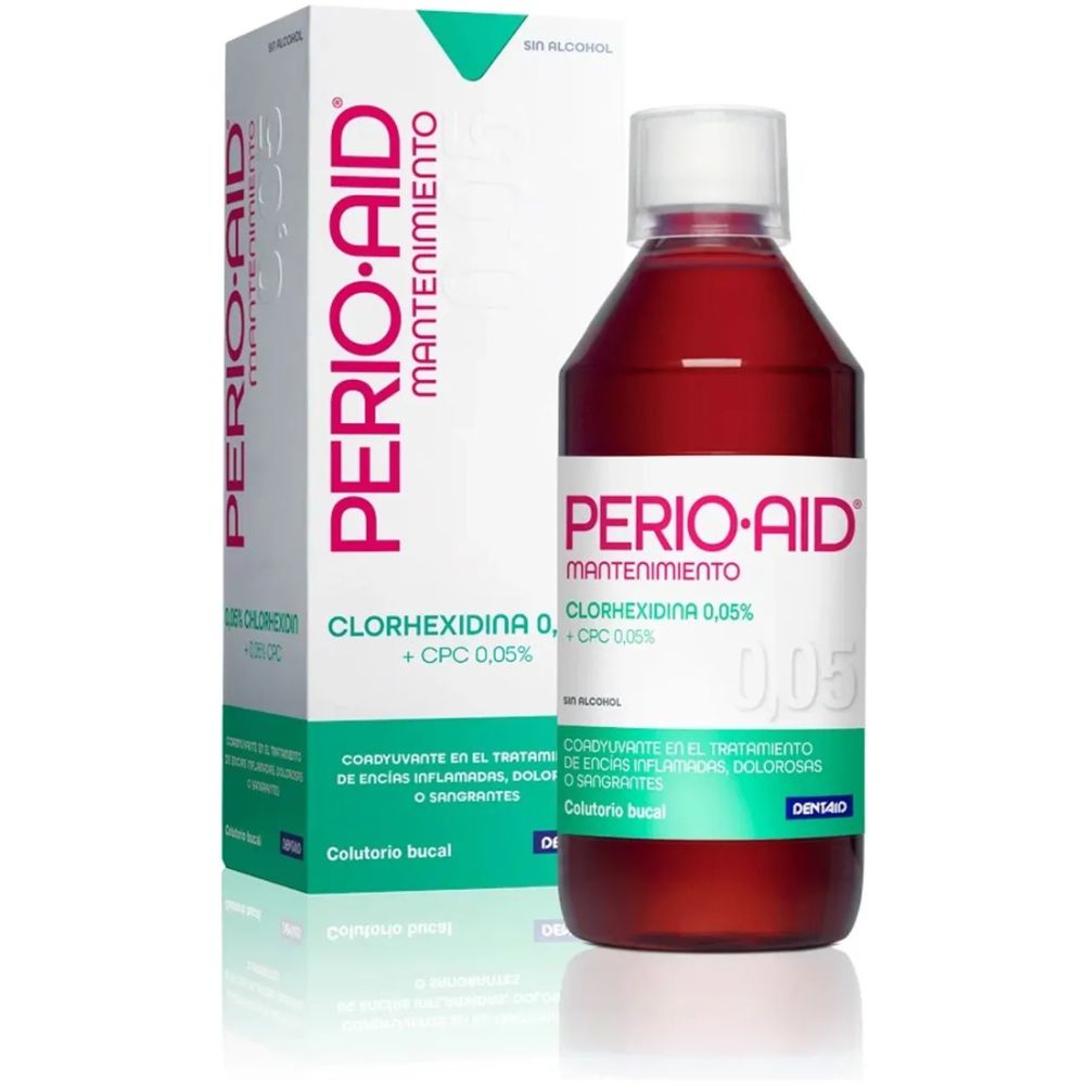 Dentaid Perio-Aid Mantenimiento Clorhexidina 0,05% 500 Ml - Imagen 1
