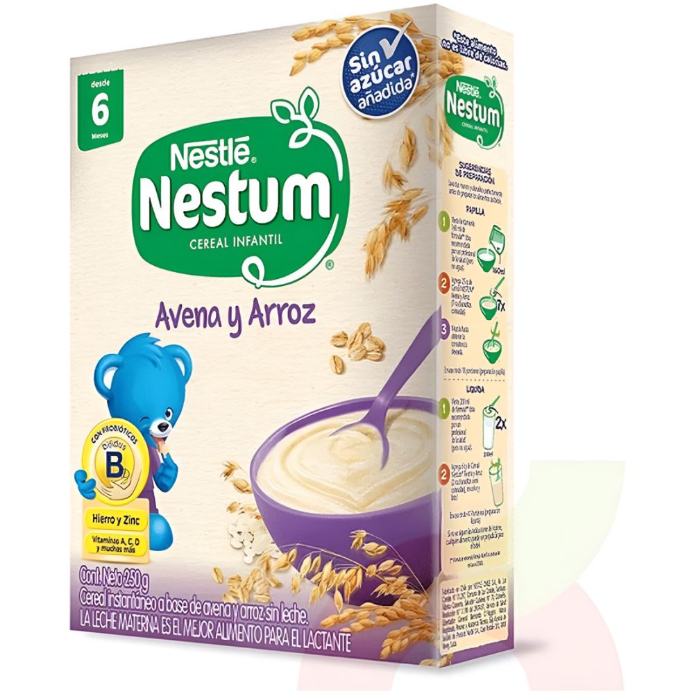 Nestum Cereal Infantil Sabor Arroz 250Gr 06 M - Imagen 1