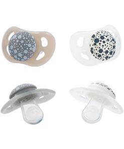 Twistshake 2 Chupetes De Ortodoncia Gris