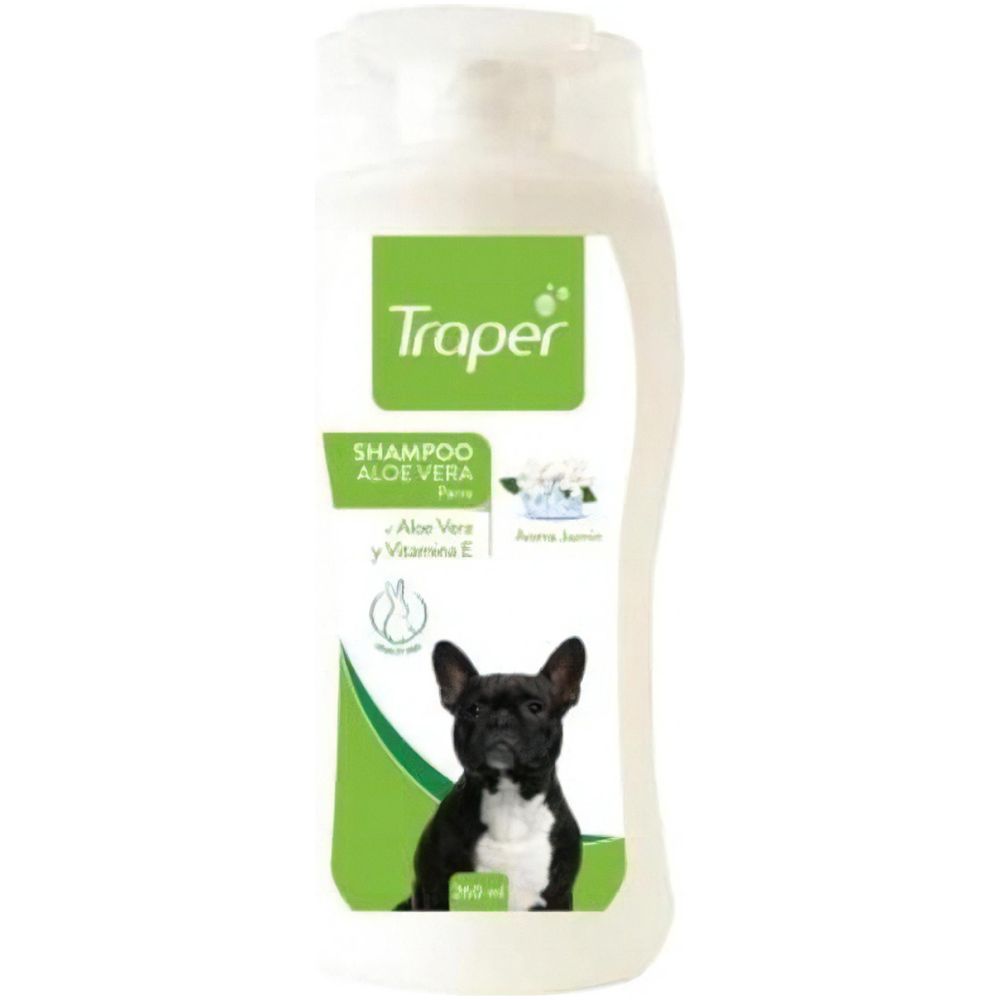 Shampoo Aloe Vera Perro 260Ml Traper Fragancia Blanco - Imagen 1