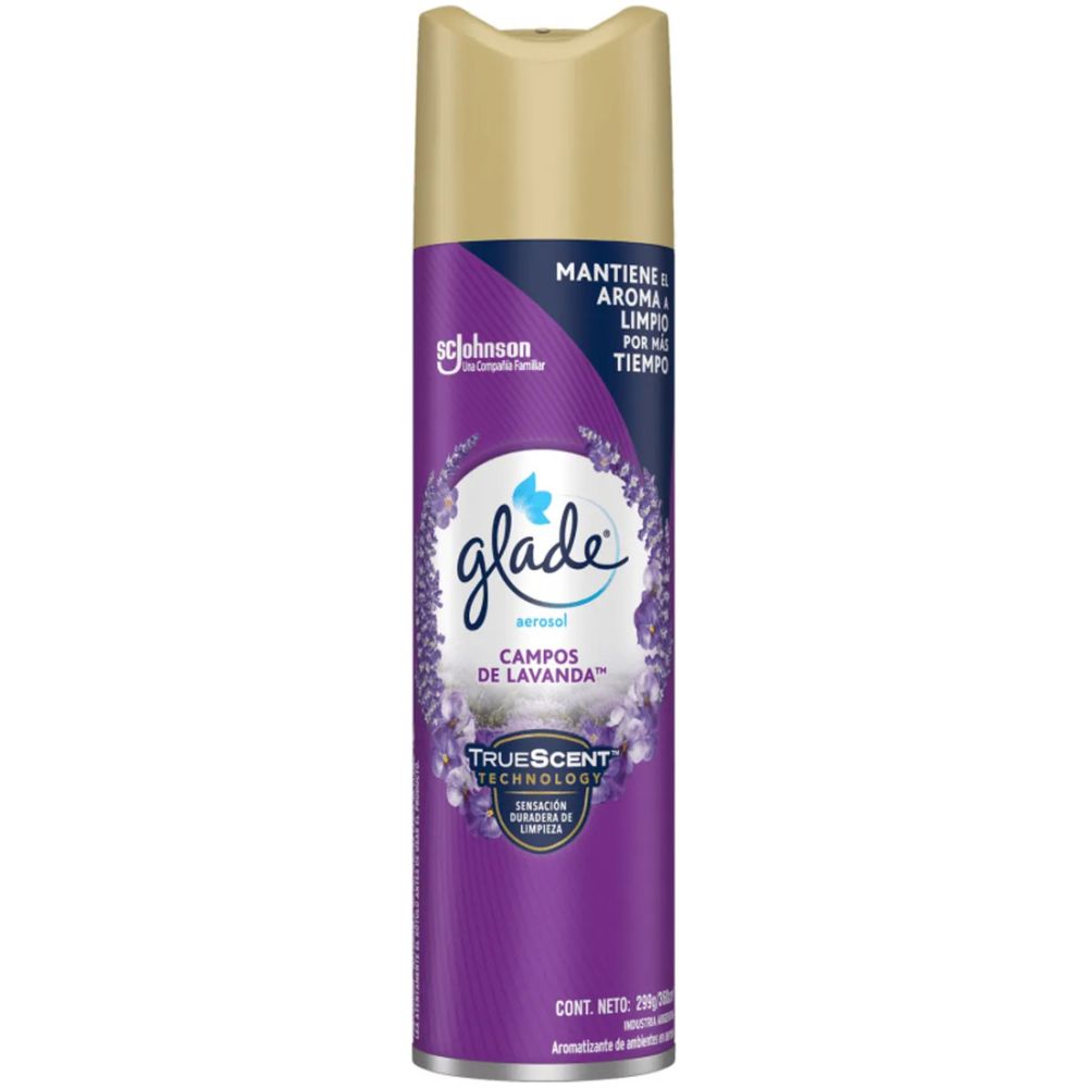 Glade Aerosol Campos De Lavanda 305Gr - Imagen 1