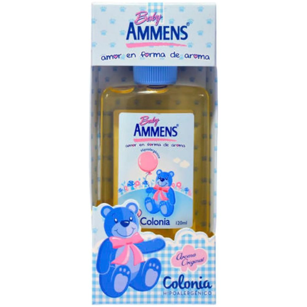 Colonia Baby Ammens 120Ml Aroma Original - Imagen 1