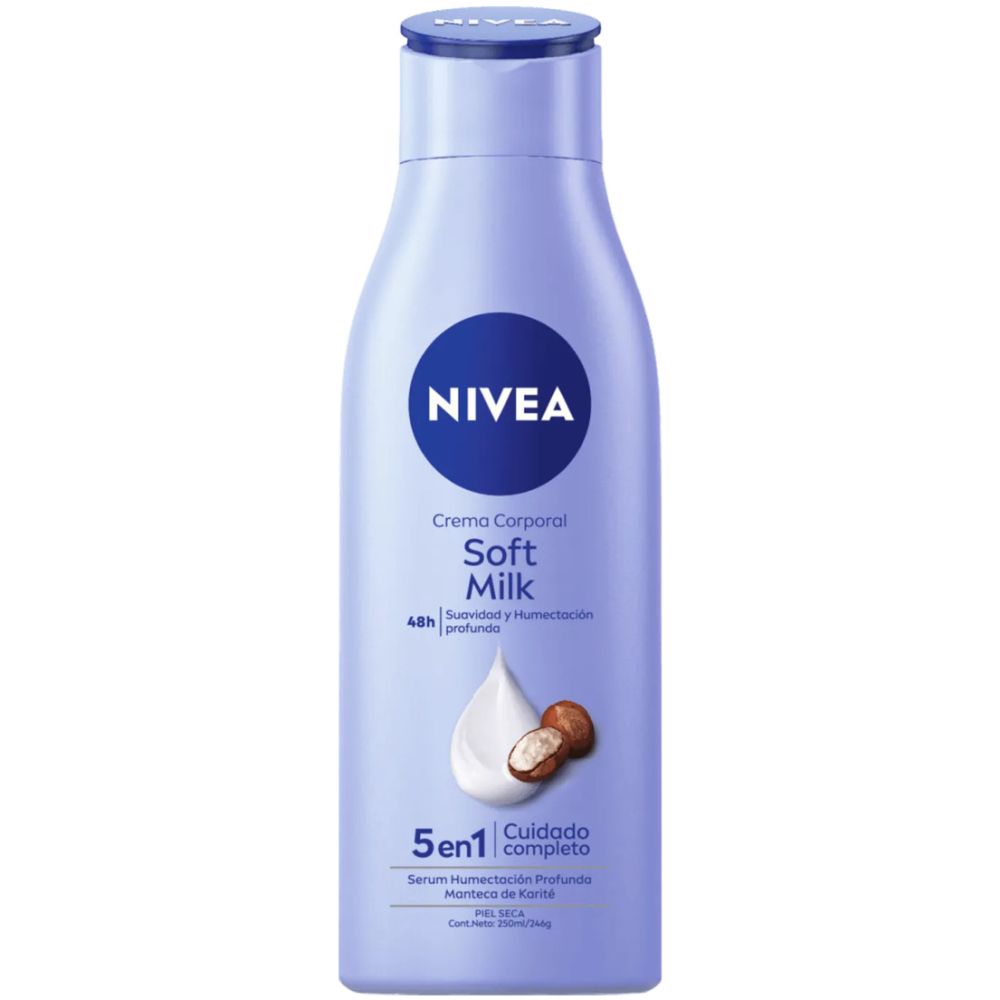 Nivea Crema Corporal Soft Milk 400Ml Piel Seca - Imagen 1