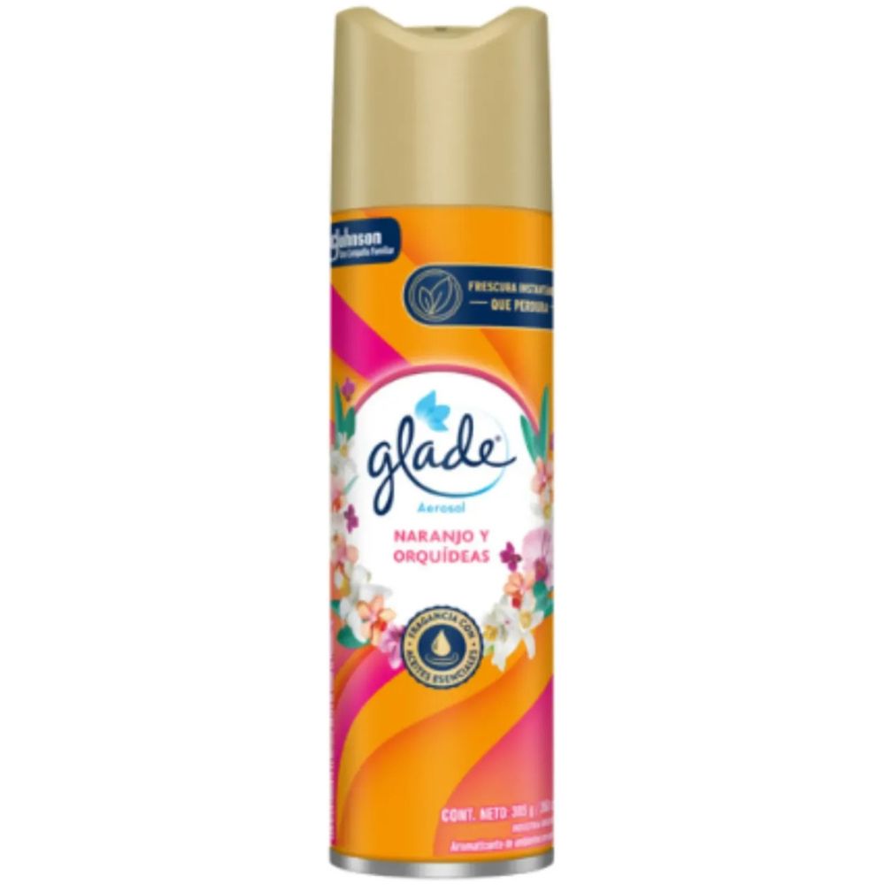 Glade Aerosol Naranjo Y Orquidea 305Gr - Imagen 1