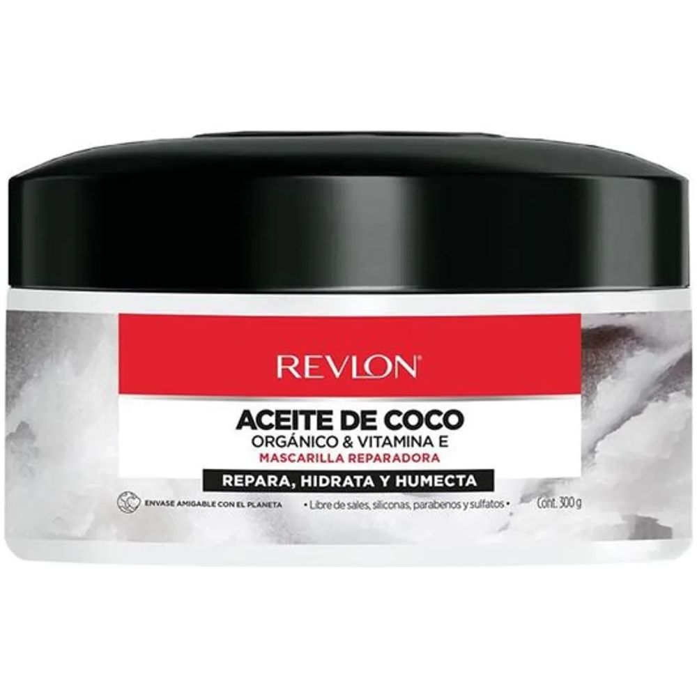 Revlon Aceite De Coco Mascarilla Reparadora 300Gr - Imagen 1