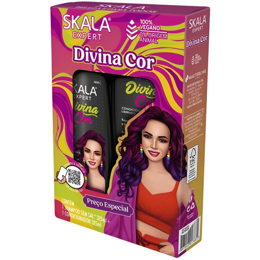 Skala Pack Shampoo + Acond Divina Cor 325Ml - Imagen 1