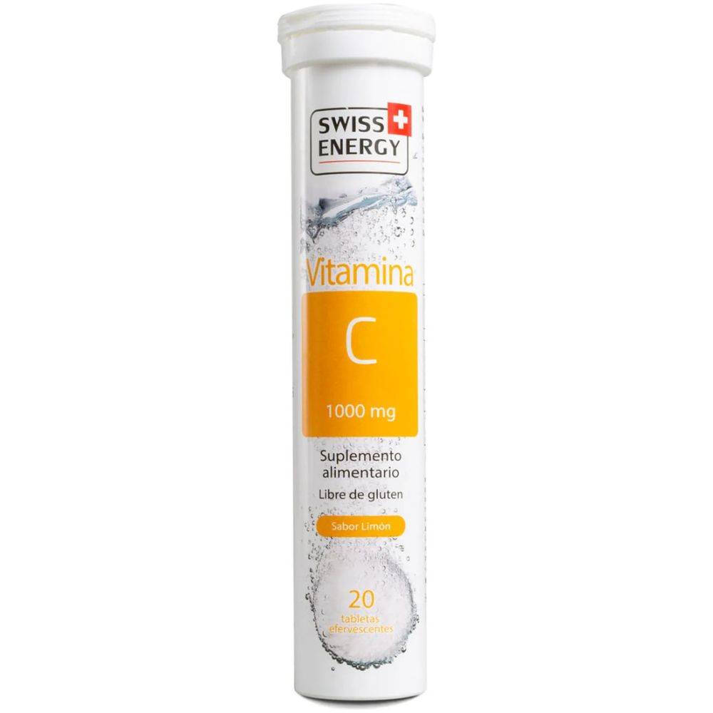 Vitamina C 1000Mg Sabor Limon Esfervecentes Vitaenergy - Imagen 1