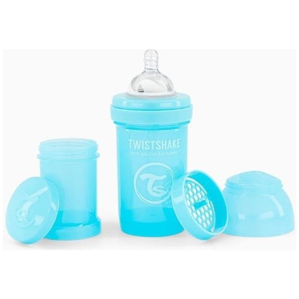 Mamadera Twistshake Anti-Cólico 180Ml Azul - Imagen 1