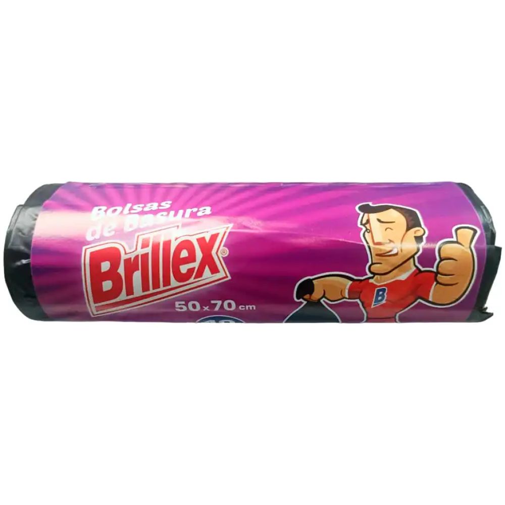 Brillex Bolsa De Basura 50X70Cm 10Un - Imagen 1