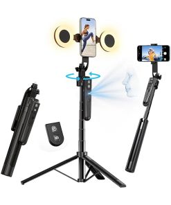 Selfie Stick Soporte Celular Con Ia Q515 Rotación 360